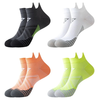 NorthValley UK Performance Running Socks – Pack of 4 Pairs Unisex Compression Tube Socks