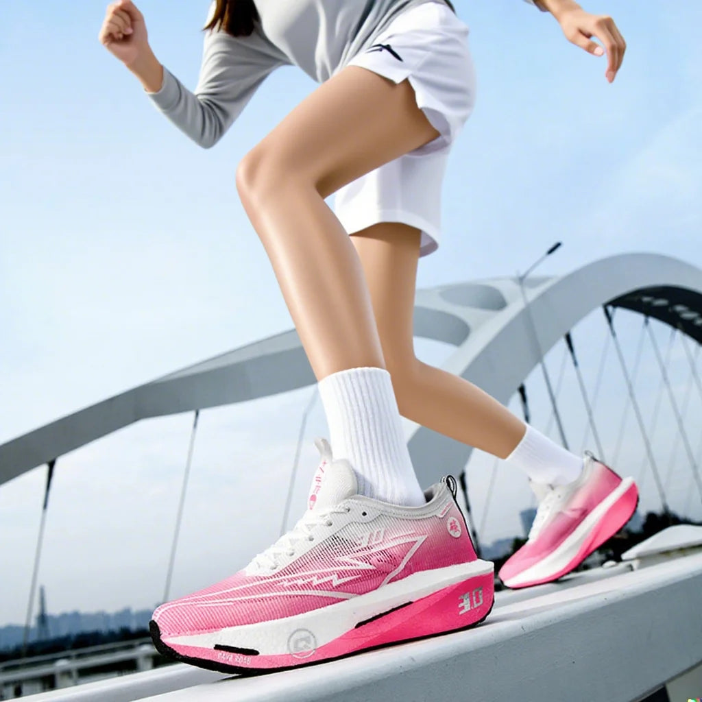 NorthValley UK FlashSprint 3.0 Carbon Plate Running Shoes - Lightweight Speed Trainers