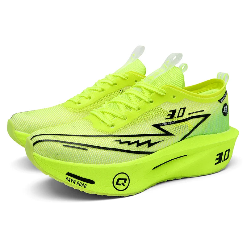NorthValley UK FlashSprint 3.0 Carbon Plate Running Shoes - Lightweight Speed Trainers