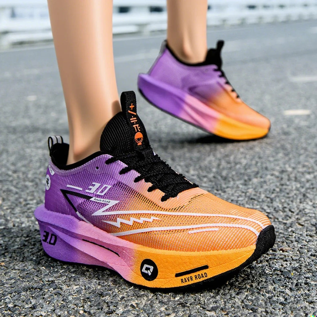 NorthValley UK FlashSprint 3.0 Carbon Plate Running Shoes - Lightweight Speed Trainers