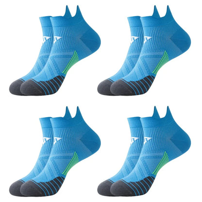 NorthValley UK Performance Running Socks – Pack of 4 Pairs Unisex Compression Tube Socks