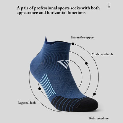 NorthValley UK Performance Running Socks – Pack of 4 Pairs Unisex Compression Tube Socks