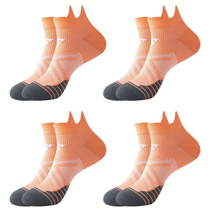NorthValley UK Performance Running Socks – Pack of 4 Pairs Unisex Compression Tube Socks