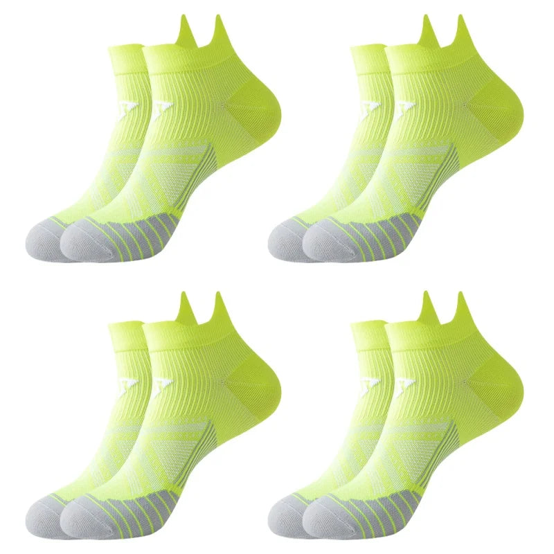 NorthValley UK Performance Running Socks – Pack of 4 Pairs Unisex Compression Tube Socks