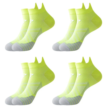 NorthValley UK Performance Running Socks – Pack of 4 Pairs Unisex Compression Tube Socks