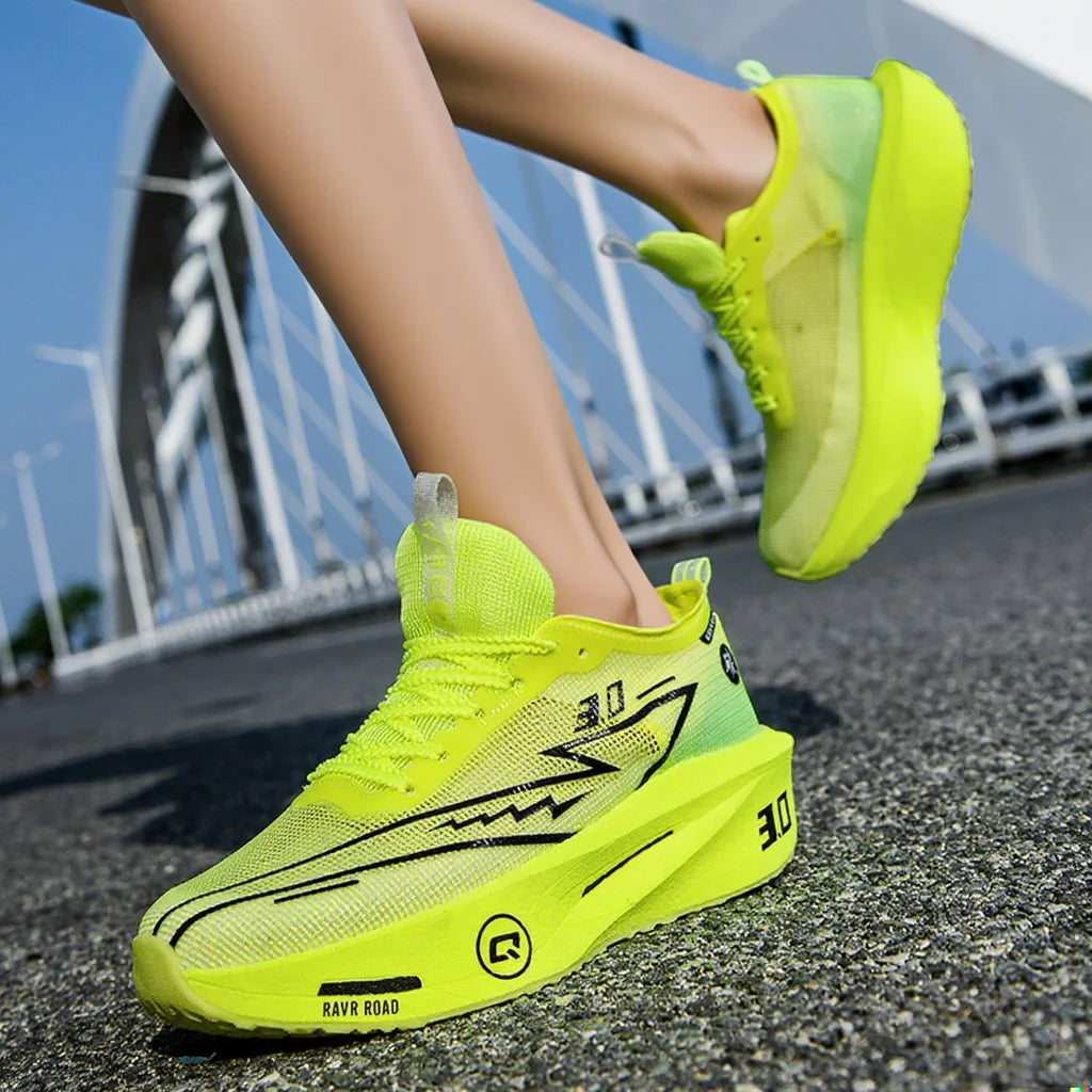NorthValley UK FlashSprint 3.0 Carbon Plate Running Shoes - Lightweight Speed Trainers