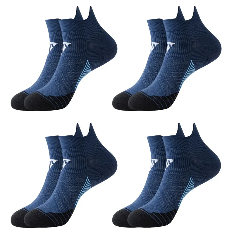 NorthValley UK Performance Running Socks – Pack of 4 Pairs Unisex Compression Tube Socks