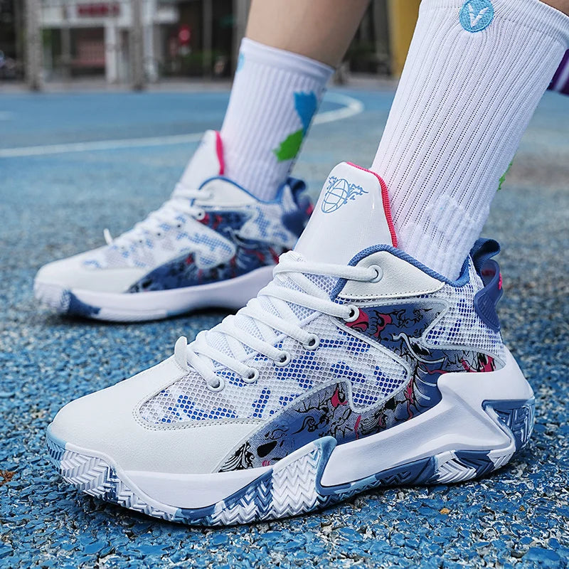Homens tênis de basquete respirável sapatos esportivos treinamento atlético feminino tênis de basquete masculino zapatos de mujer tendência 2023