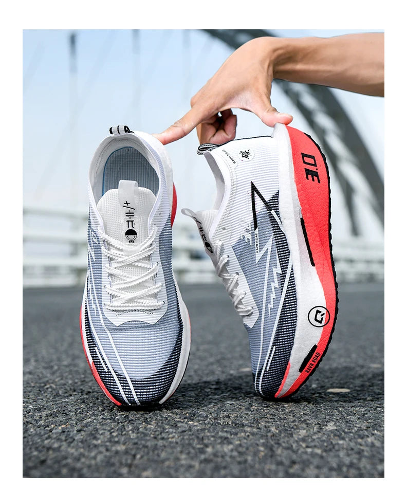 NorthValley UK FlashSprint 3.0 Carbon Plate Running Shoes - Lightweight Speed Trainers