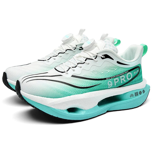 Novo amortecimento tênis de corrida para homens sapatos esportivos leves respirável tênis casuais antiderrapante ao ar livre para mulher nova chegada