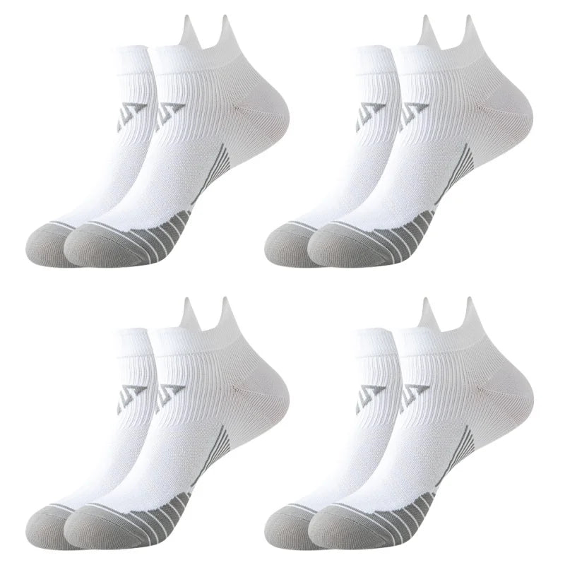 NorthValley UK Performance Running Socks – Pack of 4 Pairs Unisex Compression Tube Socks
