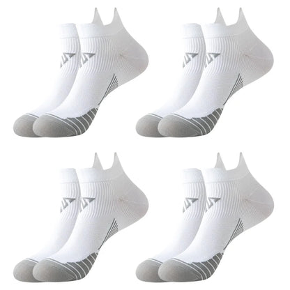NorthValley UK Performance Running Socks – Pack of 4 Pairs Unisex Compression Tube Socks