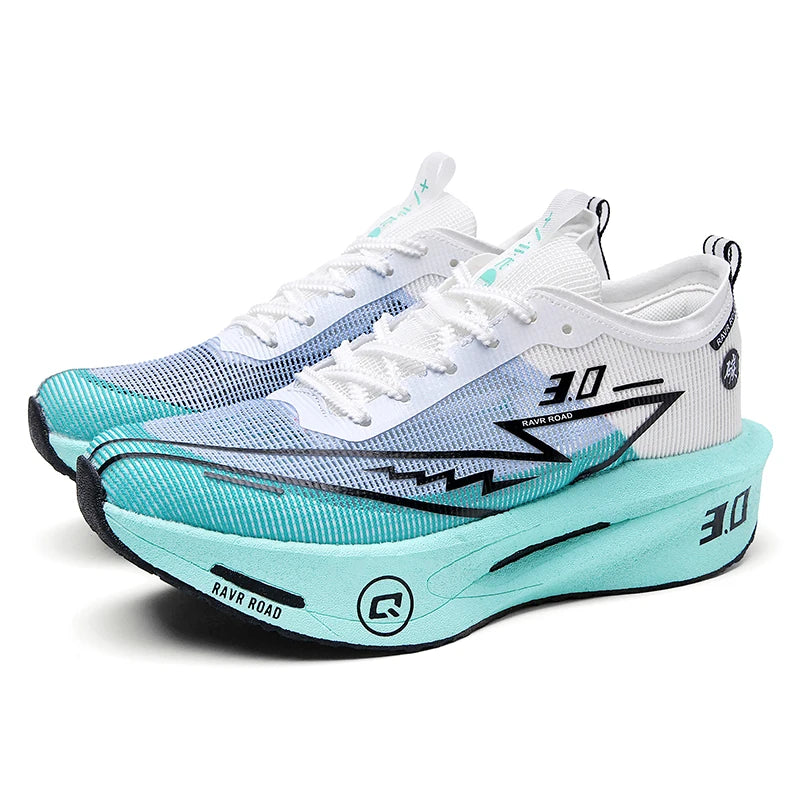 NorthValley UK FlashSprint 3.0 Carbon Plate Running Shoes - Lightweight Speed Trainers