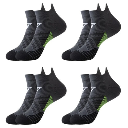 NorthValley UK Performance Running Socks – Pack of 4 Pairs Unisex Compression Tube Socks