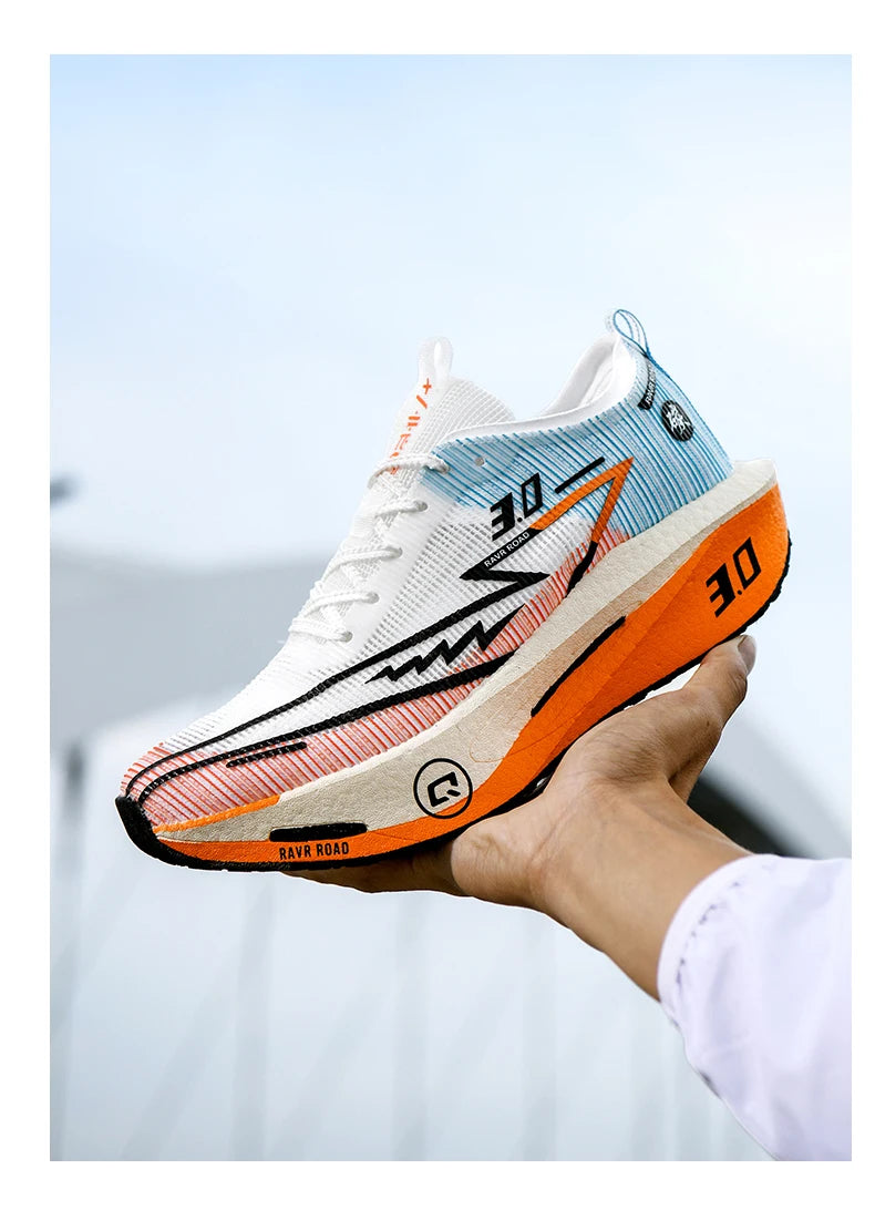 NorthValley UK FlashSprint 3.0 Carbon Plate Running Shoes - Lightweight Speed Trainers
