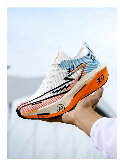 NorthValley UK FlashSprint 3.0 Carbon Plate Running Shoes - Lightweight Speed Trainers