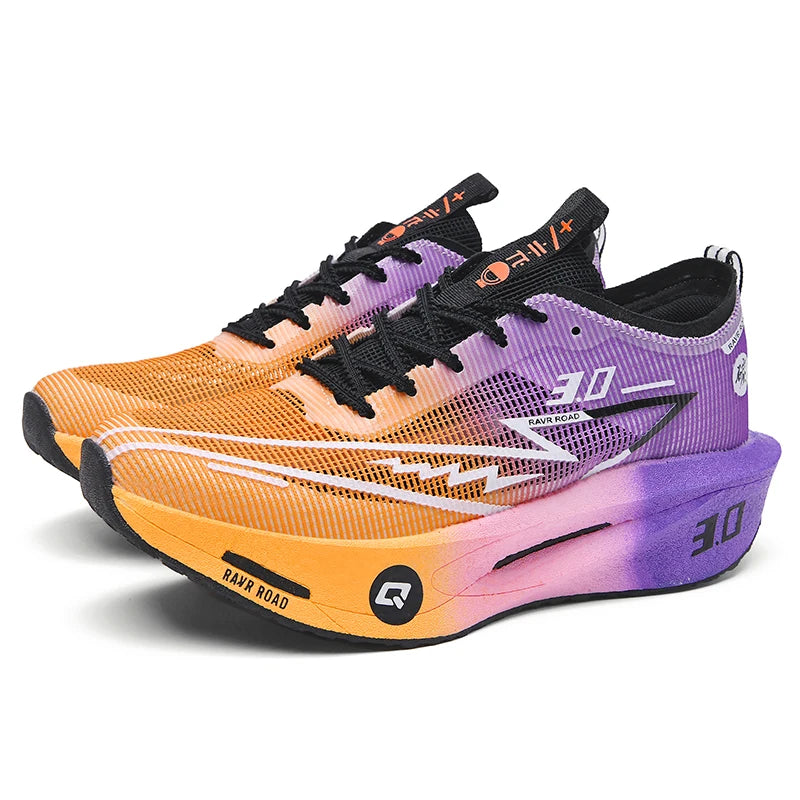 NorthValley UK FlashSprint 3.0 Carbon Plate Running Shoes - Lightweight Speed Trainers