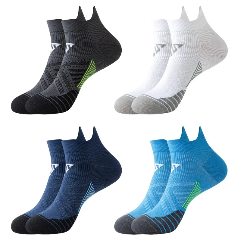 NorthValley UK Performance Running Socks – Pack of 4 Pairs Unisex Compression Tube Socks
