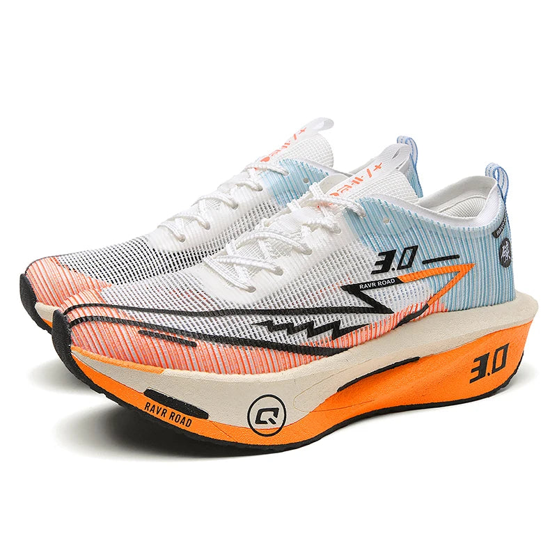 NorthValley UK FlashSprint 3.0 Carbon Plate Running Shoes - Lightweight Speed Trainers
