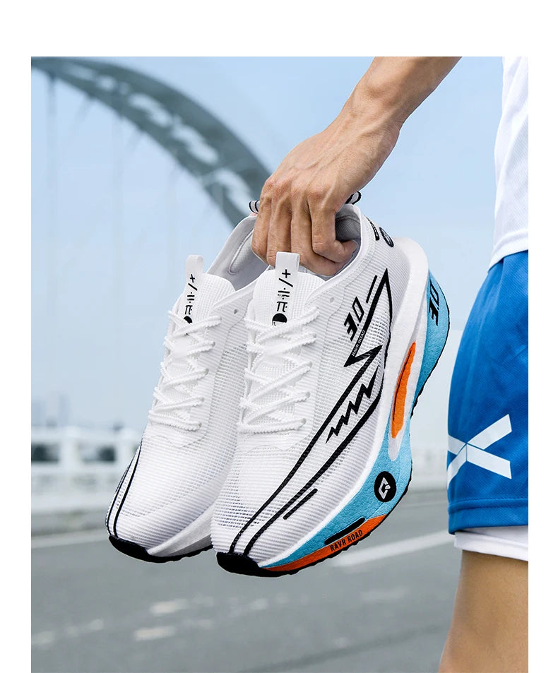 NorthValley UK FlashSprint 3.0 Carbon Plate Running Shoes - Lightweight Speed Trainers